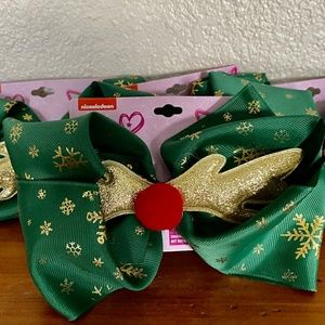 Girls Nickelodeon JoJo Siwa Reindeer Christmas Hair Clip